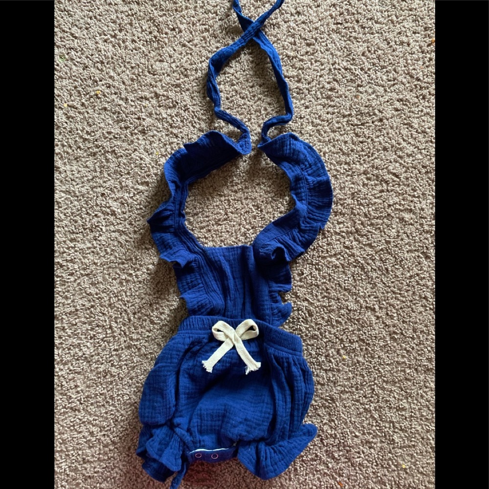 Beautiful blue romper